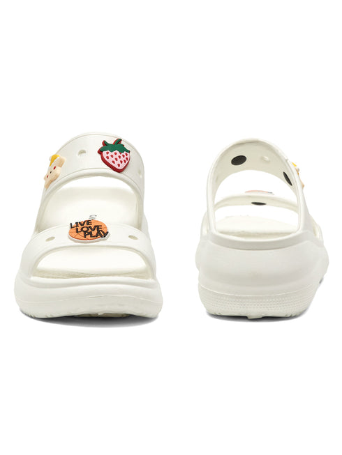 GCW-7004 White Women's Clogs